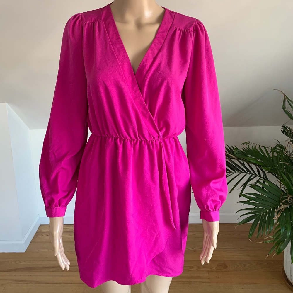 Pink Wrap Dress | Size Small